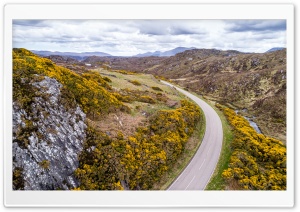 Sutherland Highlands of Scotland, Drone Photography Ultra HD Wallpaper for 4K UHD Widescreen desktop, tablet & smartphone