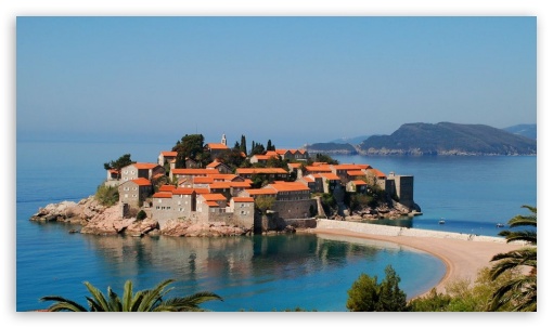 Sveti Stefan 4K & 8K UltraHD Background Wallpaper for 4K UHD TV & Desktop : Smartphone & Tablet Devices