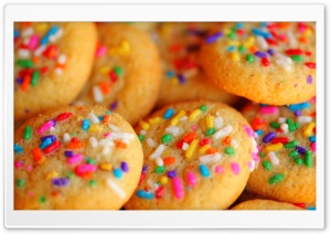Sweet Rainbow Sugar Cookies Ultra HD Wallpaper for 4K UHD Widescreen desktop, tablet & smartphone