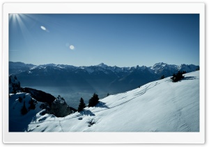 Switzerland Mountains, Winter Ultra HD Wallpaper for 4K UHD Widescreen desktop, tablet & smartphone