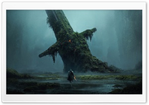 Swordland Art 4K UHD Wallpaper for Widescreen and UltraWide Desktop, UltraHD TV, Smartphone, Tablet