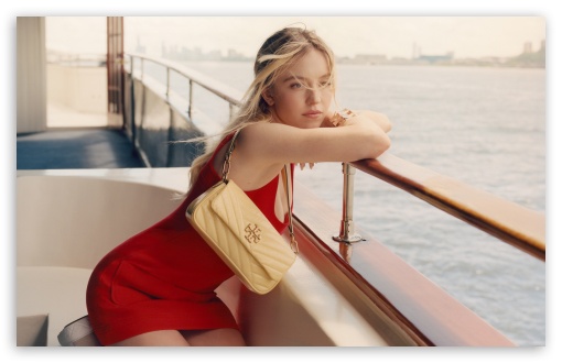 Sydney Sweeney Vacation UltraHD Wallpaper for UHD 16:9 ; HD 16:9 ; UltraWide 21:9 24:10 ; Widescreen 16:10 ; Tablet 1:1 ; Mobile 9:16 9:19.5 9:20 9:21 9:22 ;