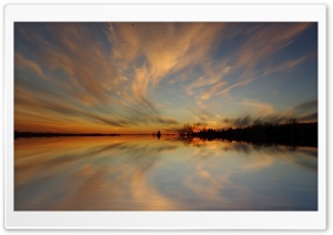 Symmetrical Sky Reflection Ultra HD Wallpaper for 4K UHD Widescreen desktop, tablet & smartphone