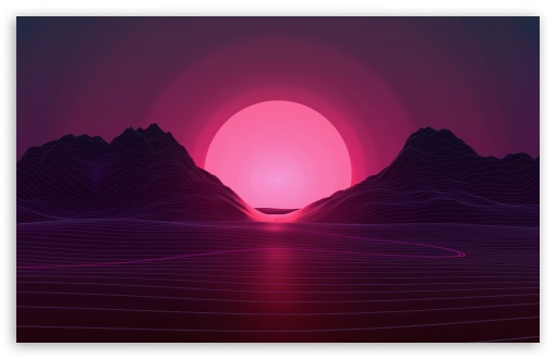 Desktop Background Wallpaper, Synthwave, Retro, 1080p/1440p/4k