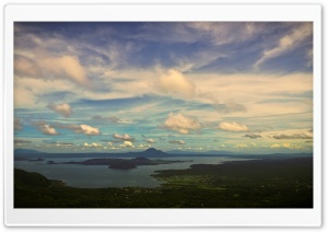 Taal Volcano HDR Ultra HD Wallpaper for 4K UHD Widescreen desktop, tablet & smartphone