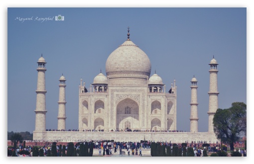 Taj Mahal Ultra HD Desktop Background Wallpaper for : Widescreen &  UltraWide Desktop & Laptop : Tablet : Smartphone