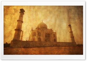 Taj Mahal, Vintage Ultra HD Wallpaper for 4K UHD Widescreen desktop, tablet & smartphone
