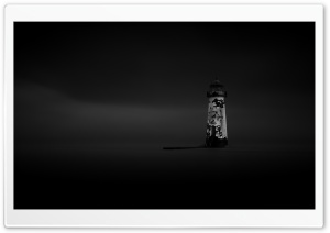 Talacre Lighthouse Ghost Ultra HD Wallpaper for 4K UHD Widescreen desktop, tablet & smartphone