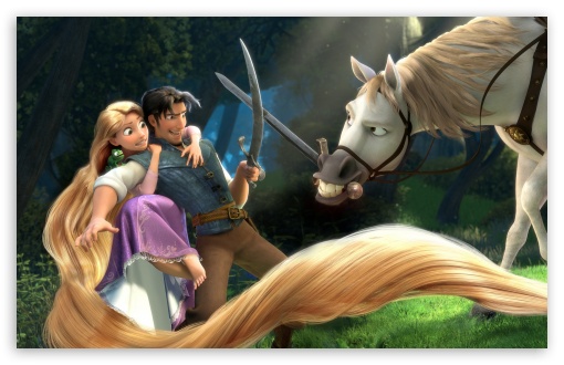 tangled maximus and rapunzel