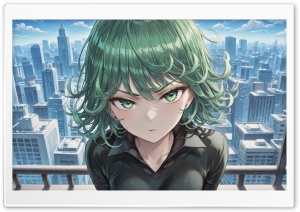 Tatsumaki One Punch Man 4K UHD Wallpaper for Widescreen and UltraWide Desktop, UltraHD TV, Smartphone, Tablet