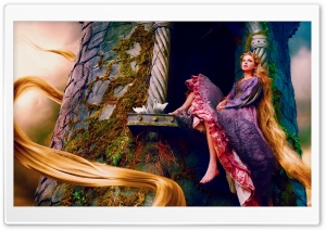 Taylor Swift As Rapunzel Ultra HD Wallpaper for 4K UHD Widescreen desktop, tablet & smartphone