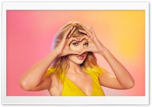 Taylor Swift Heart Hands 4K UHD Wallpaper for Widescreen and UltraWide Desktop, UltraHD TV, Smartphone, Tablet