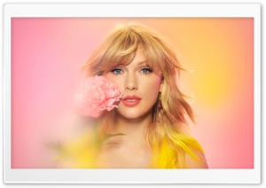 Taylor Swift Pink Dreamy Background 4K UHD Wallpaper for Widescreen and UltraWide Desktop, UltraHD TV, Smartphone, Tablet