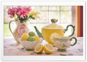 Tea with Lemon Ultra HD Wallpaper for 4K UHD Widescreen desktop, tablet & smartphone