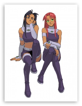 Teen Titans UltraHD Wallpaper for Mobile 3:4 ;