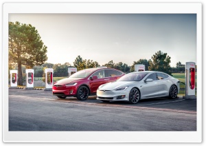 Tesla Arlington TX Supercharger, Model S and X Electric Cars Ultra HD Wallpaper for 4K UHD Widescreen desktop, tablet & smartphone