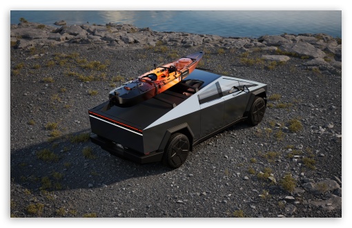 Tesla Car Cybertruck Vacation UltraHD Wallpaper for UHD 16:9 ; HD 16:9 ; UltraWide 21:9 24:10 ; Widescreen 16:10 ; Fullscreen 3:2 ; Tablet 1:1 ;
