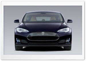 Tesla Model S in Blue, Front Ultra HD Wallpaper for 4K UHD Widescreen desktop, tablet & smartphone