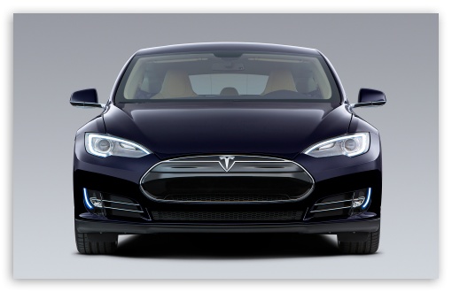 Tesla Model S in Blue, Front UltraHD Wallpaper for HD 16:9 ; Widescreen 16:10 5:3 ; Fullscreen 4:3 5:4 3:2 ;