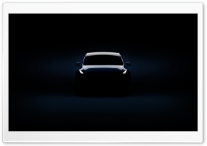 Tesla Model Y Electric Car Silhouette Ultra HD Wallpaper for 4K UHD Widescreen desktop, tablet & smartphone