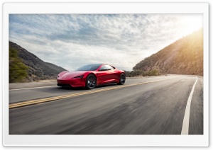 Tesla Roadster Electric Supercar Fastest Car Ever Ultra HD Wallpaper for 4K UHD Widescreen desktop, tablet & smartphone