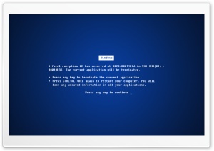 Text Error Microsoft Windows Ultra HD Wallpaper for 4K UHD Widescreen desktop, tablet & smartphone