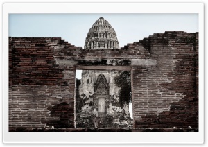 Thai Temple Ruins 4K UHD Wallpaper for Widescreen and UltraWide Desktop, UltraHD TV, Smartphone, Tablet