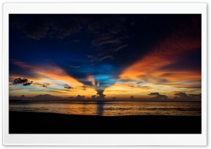 Thailand Beach Sunset 4K UHD Wallpaper for Widescreen and UltraWide Desktop, UltraHD TV, Smartphone, Tablet