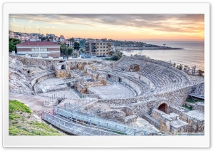 The Amphitheatre of Tarraco Tarragona, Catalonia Ultra HD Wallpaper for 4K UHD Widescreen desktop, tablet & smartphone