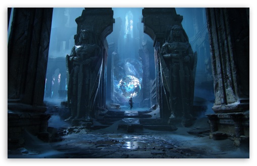 The Ancient Portal, Guardians of the Ruins UltraHD Wallpaper for UHD 16:9 ; HD 16:9 ; UltraWide 21:9 24:10 ; Widescreen 16:10 5:3 ; Fullscreen 4:3 5:4 3:2 ; Tablet 1:1 ; Mobile 9:16 9:19.5 9:20 10:16 2:3 3:5 3:4 ;