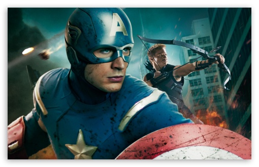 Download wallpaper 1366x768 avengers, captain america, tablet, laptop,  1366x768 hd background, 24812