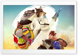The Bad Guys 2 Animation Movie 4K UHD Wallpaper for Widescreen and UltraWide Desktop, UltraHD TV, Smartphone, Tablet