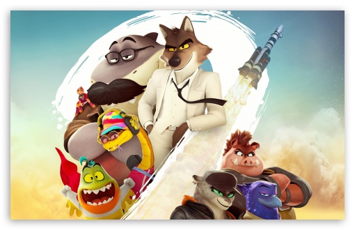 The Bad Guys 2 Animation Movie UltraHD Wallpaper for UHD 16:9 ; HD 16:9 ; Widescreen 16:10 5:3 ; Fullscreen 4:3 5:4 3:2 ; Tablet 1:1 ;
