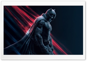 The Batman Standing Guard Over Gotham City 4K UHD Wallpaper for Widescreen and UltraWide Desktop, UltraHD TV, Smartphone, Tablet