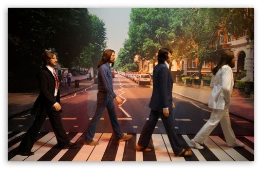 The Beatles Abbey Road Desktop Art