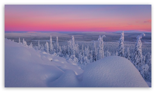 The Beauty of Finland s Snowy Landscape UltraHD Wallpaper for UHD 16:9 ; HD 16:9 ;