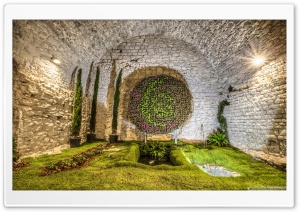 The Cathedral Basement Girona, Catalonia Ultra HD Wallpaper for 4K UHD Widescreen desktop, tablet & smartphone
