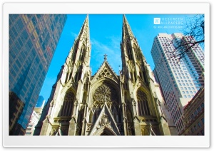 The Cathedral of St Patrick, New York City Ultra HD Wallpaper for 4K UHD Widescreen desktop, tablet & smartphone
