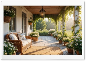 The Charm Of A Peaceful Country Home 4K UHD Wallpaper for Widescreen and UltraWide Desktop, UltraHD TV, Smartphone, Tablet