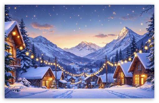The Christmas lights are On UltraHD Wallpaper for UHD 16:9 ; HD 16:9 ; UltraWide 21:9 24:10 ; Widescreen 16:10 5:3 ; Fullscreen 4:3 3:2 ; Tablet 1:1 ;