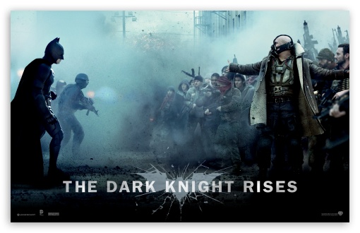 batman vs bane the dark knight rises wallpaper