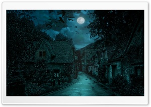 The Dark Village Ultra HD Wallpaper for 4K UHD Widescreen desktop, tablet & smartphone