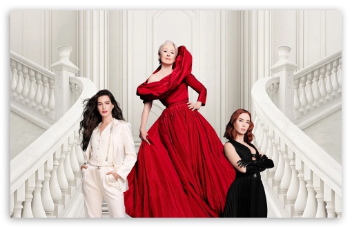 The Devil Wears Prada 2,  Miranda, Andy, Emily UltraHD Wallpaper for UHD 16:9 ; HD 16:9 ; UltraWide 21:9 24:10 32:9 32:10 ; Widescreen 16:10 ; Tablet 1:1 ; Mobile 9:16 9:19.5 9:20 ; Dual 16:10 16:9 ;