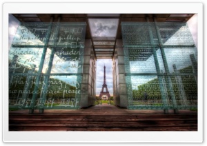 The Eiffel Tower through Art Ultra HD Wallpaper for 4K UHD Widescreen desktop, tablet & smartphone