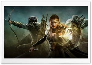 The Elder Scrolls Online Warriors Ultra HD Wallpaper for 4K UHD Widescreen desktop, tablet & smartphone
