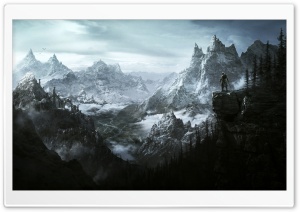 The Elder Scrolls V Skyrim Key Art Ultra HD Wallpaper for 4K UHD Widescreen desktop, tablet & smartphone