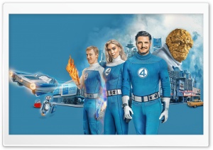 The Fantastic Four First Steps 4K UHD Wallpaper for Widescreen and UltraWide Desktop, UltraHD TV, Smartphone, Tablet