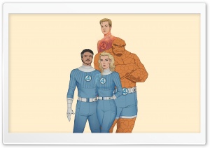 The Fantastic Four First Steps 2025 Superhero Movie, Invisible Woman, Mister Fantastic, The Thing, Human Torch Ultra HD Wallpaper for 4K UHD Widescreen Desktop, Lockscreen, Screensaver, TV, Tablet, Smartphone