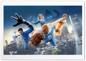 The Fantastic Four First Steps Superheroes 4K UHD Wallpaper for Widescreen and UltraWide Desktop, UltraHD TV, Smartphone, Tablet