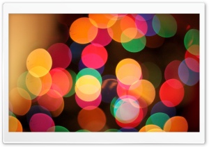 The First Bokeh Of Christmas Ultra HD Wallpaper for 4K UHD Widescreen desktop, tablet & smartphone